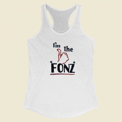 Im The Fonz Racerback Tank Top