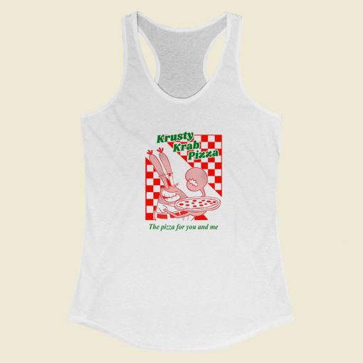 Krusty Krab Pizza Racerback Tank Top