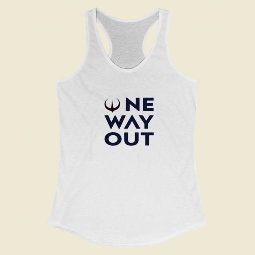 Duncanpow One Way Out Racerback Tank Top