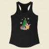 Patrick Around The Christmas Tree Racerback Tank Top