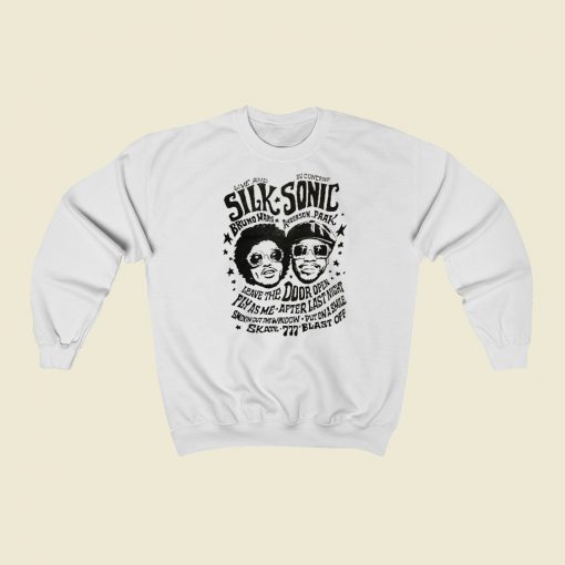 Silk Sonic Bruno Mars Sweatshirts Style