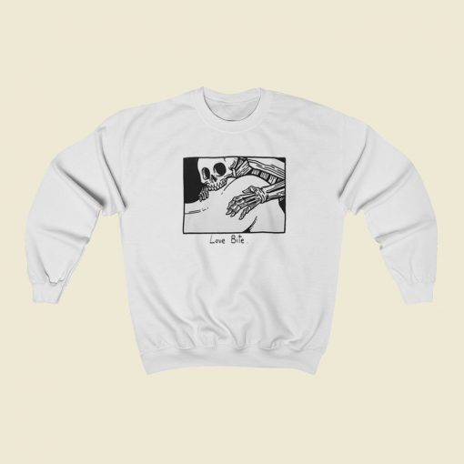 Skeleton Love Bite Sweatshirts Style