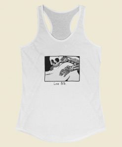 Skeleton Love Bite Racerback Tank Top