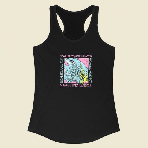 Twenty One Pilots Scaled and Icy Racerback Tank Top