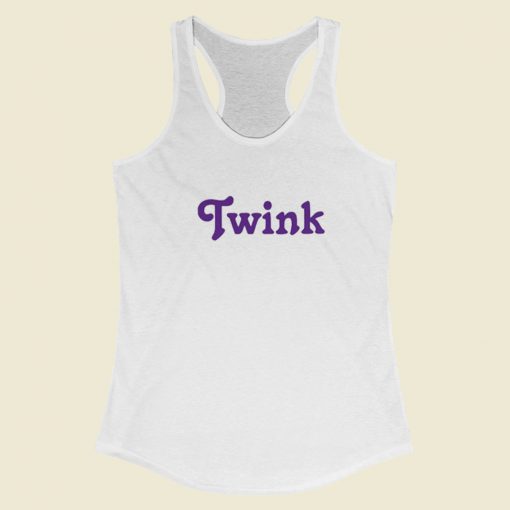 Twink The Sex Lives Racerback Tank Top