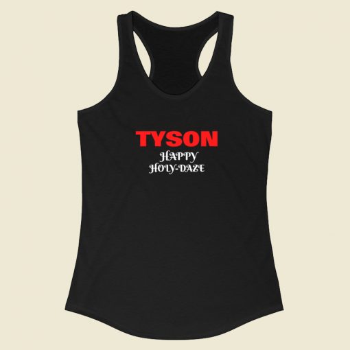 Tyson Happy Holy Daze Racerback Tank Top